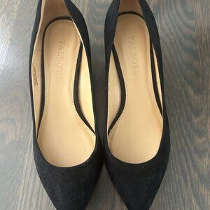 Ladies Talbots Black Wedge Heels Size 7